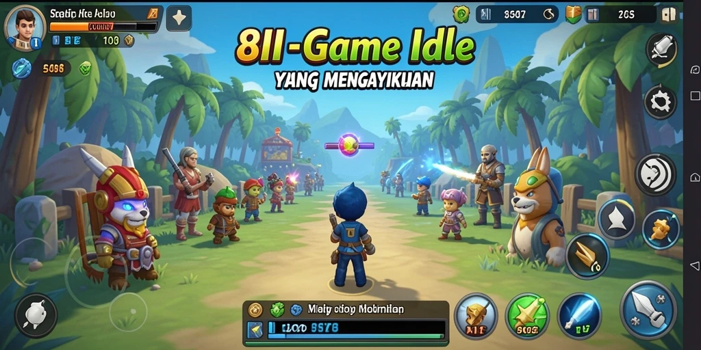 Gameplay santai dan menarik dari 8II dengan elemen idle.