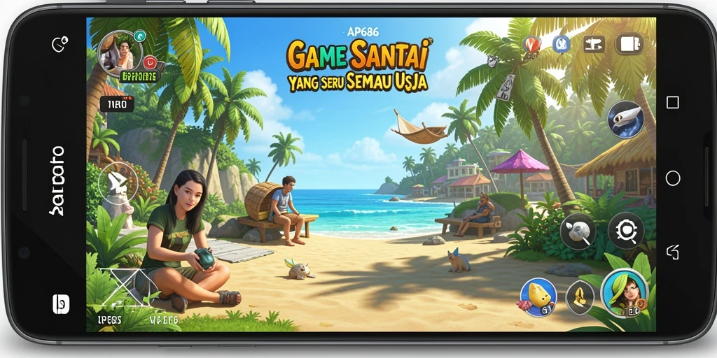 Screenshot menunjukkan gameplay seru dan interaktif dari AP686.