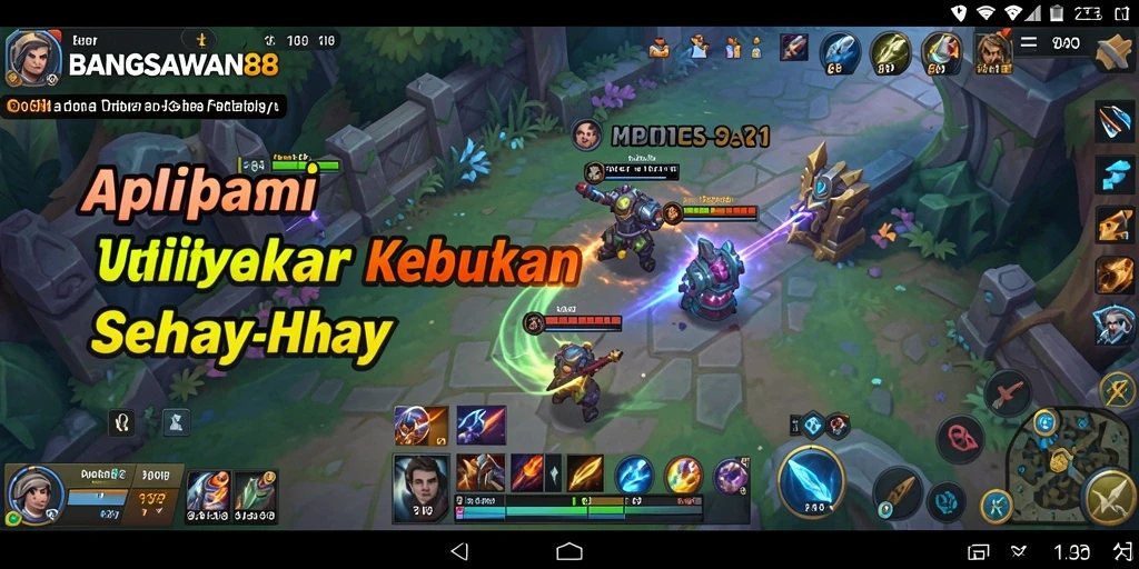 Tampilan interface pengguna BANGSAWAN88 yang mudah dipahami.