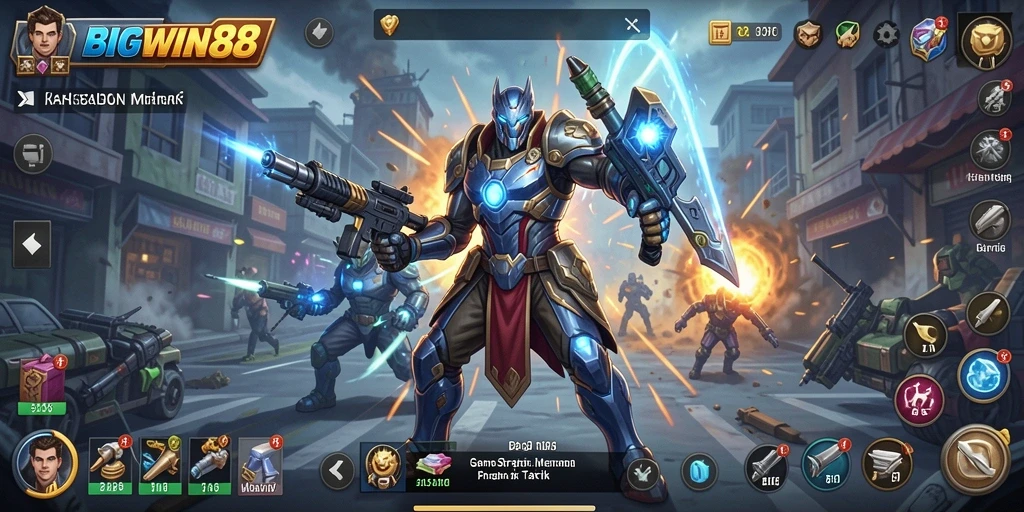 Tampilan gameplay menegangkan di BIGWIN88 dengan strategi taktis yang mendalam.