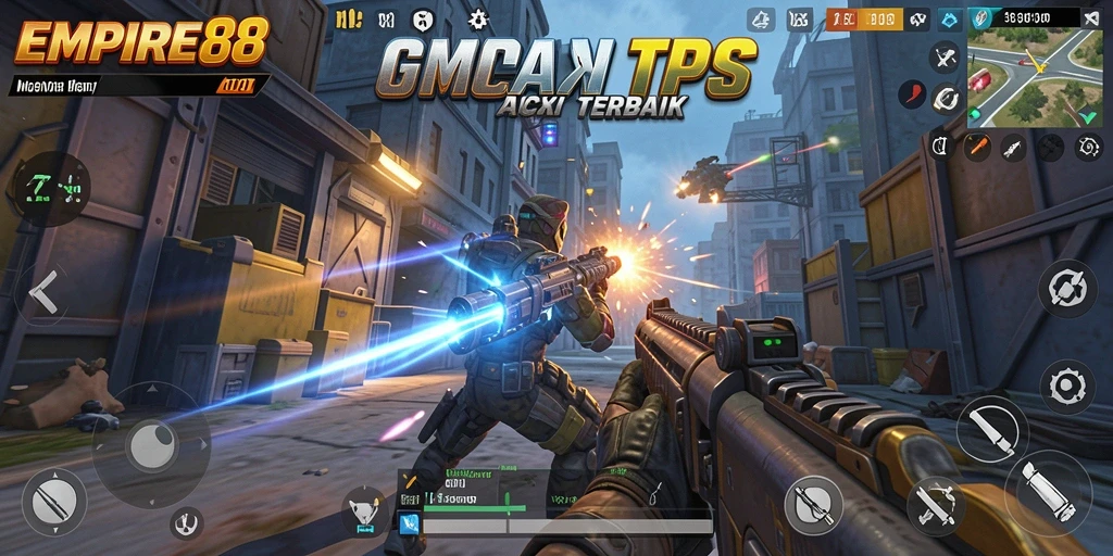 Gameplay seru dan intens dari EMPIRE88 dalam aksi TPS.