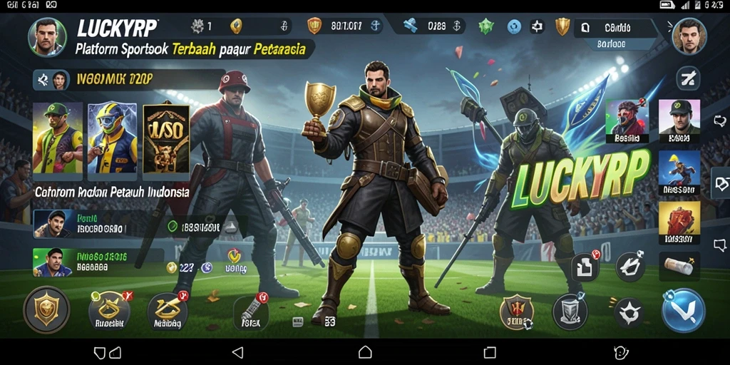Tampilan gameplay <strong>LUCKYRP</strong> yang menarik dengan berbagai opsi taruhan.