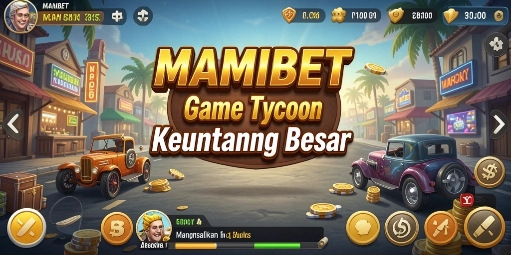 Screenshot gameplay MAMIBET yang menunjukkan pengalaman Tycoon yang seru.