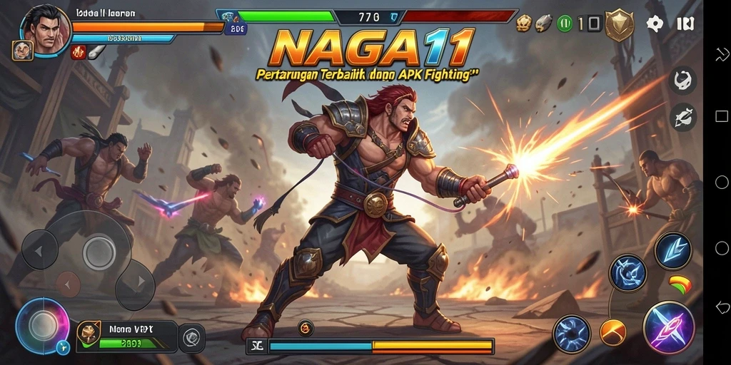 Tampilan seru dari pertarungan di NAGA11 yang penuh aksi.