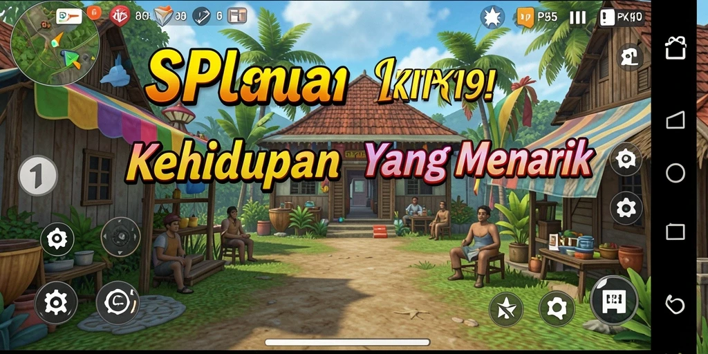 Tangkapan layar gameplay PK95 yang menunjukkan interaksi karakter.