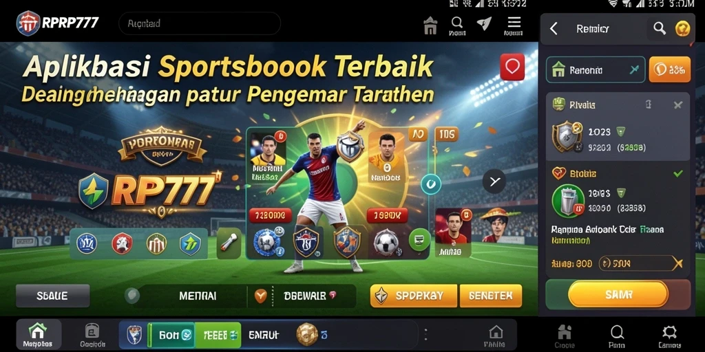 Tampilan gameplay menarik dari RPRP777 dalam aplikasi Sportsbook.