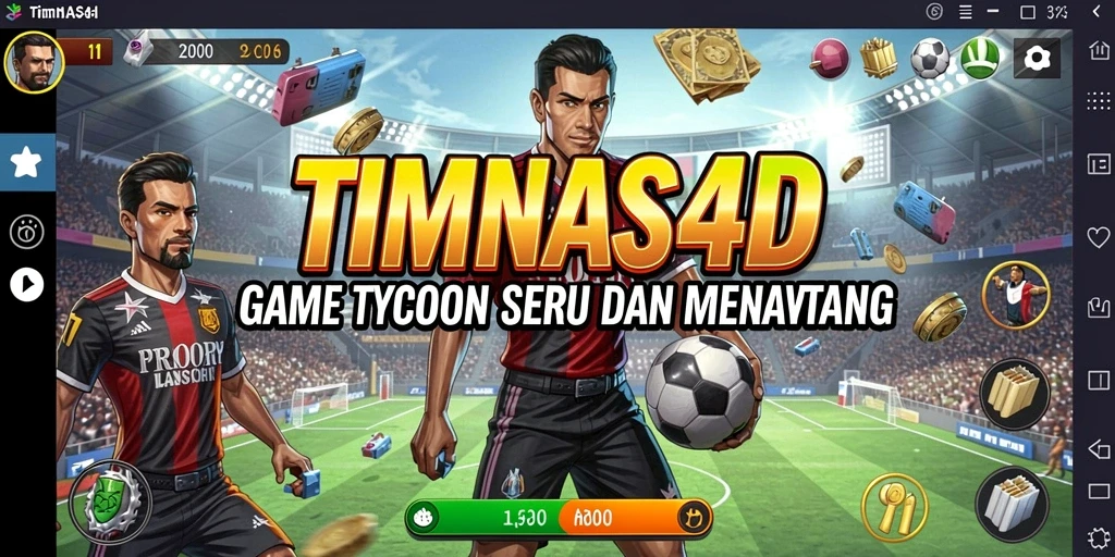 Gameplay seru TIMNAS4D yang menantang dan menarik.